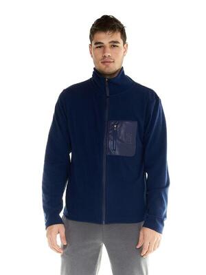 Maglia Leone uomo collo in piedi full zip Lifestyle