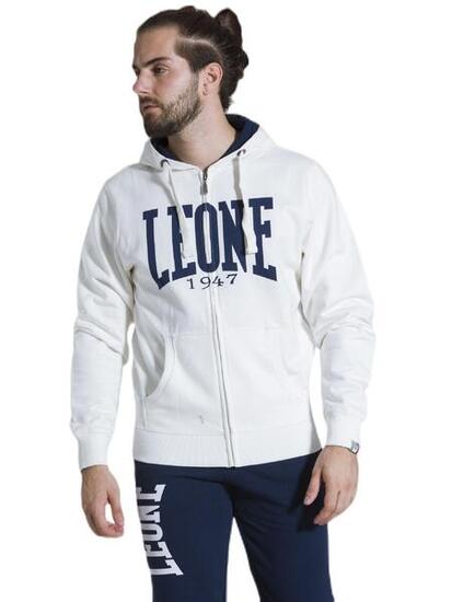 Sweat à capuche zippé hiver homme Leone Basic