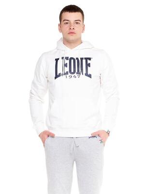 Felpa uomo con cappuccio Leone 1947 Apparel Big Logo cotone leggero