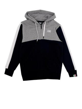 Sweat à capuche gris garçon lion