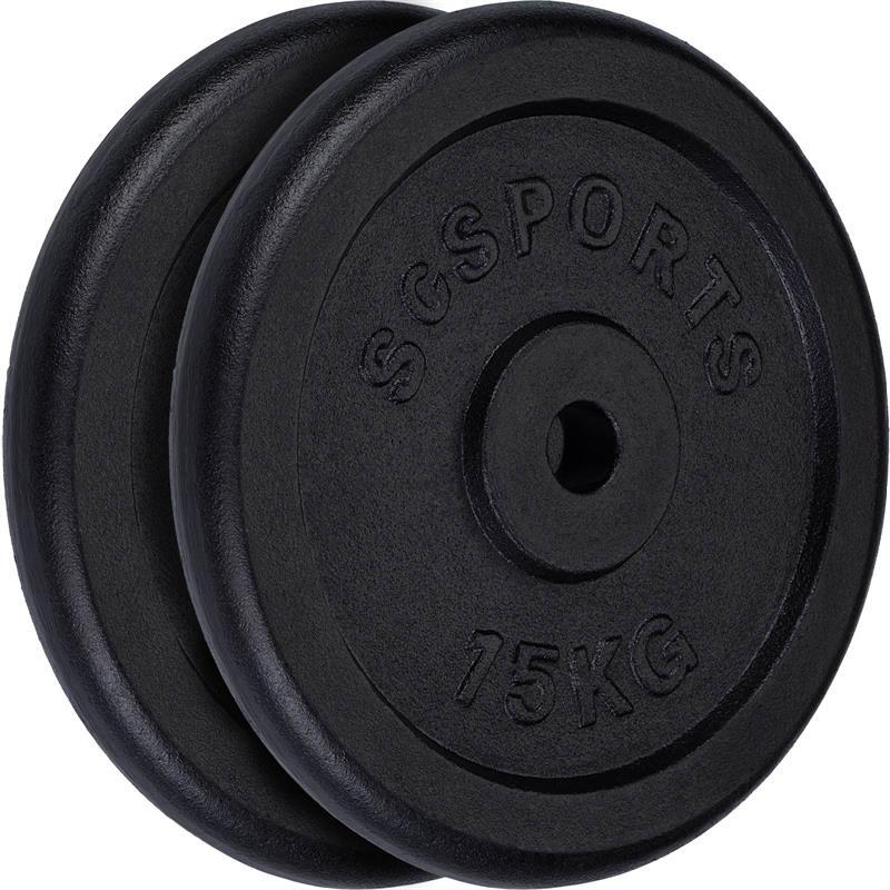 LOT DE DISQUES EN FONTE 31MM |SCSPORTS | MUSCULATION | POIDS AU CHOIX