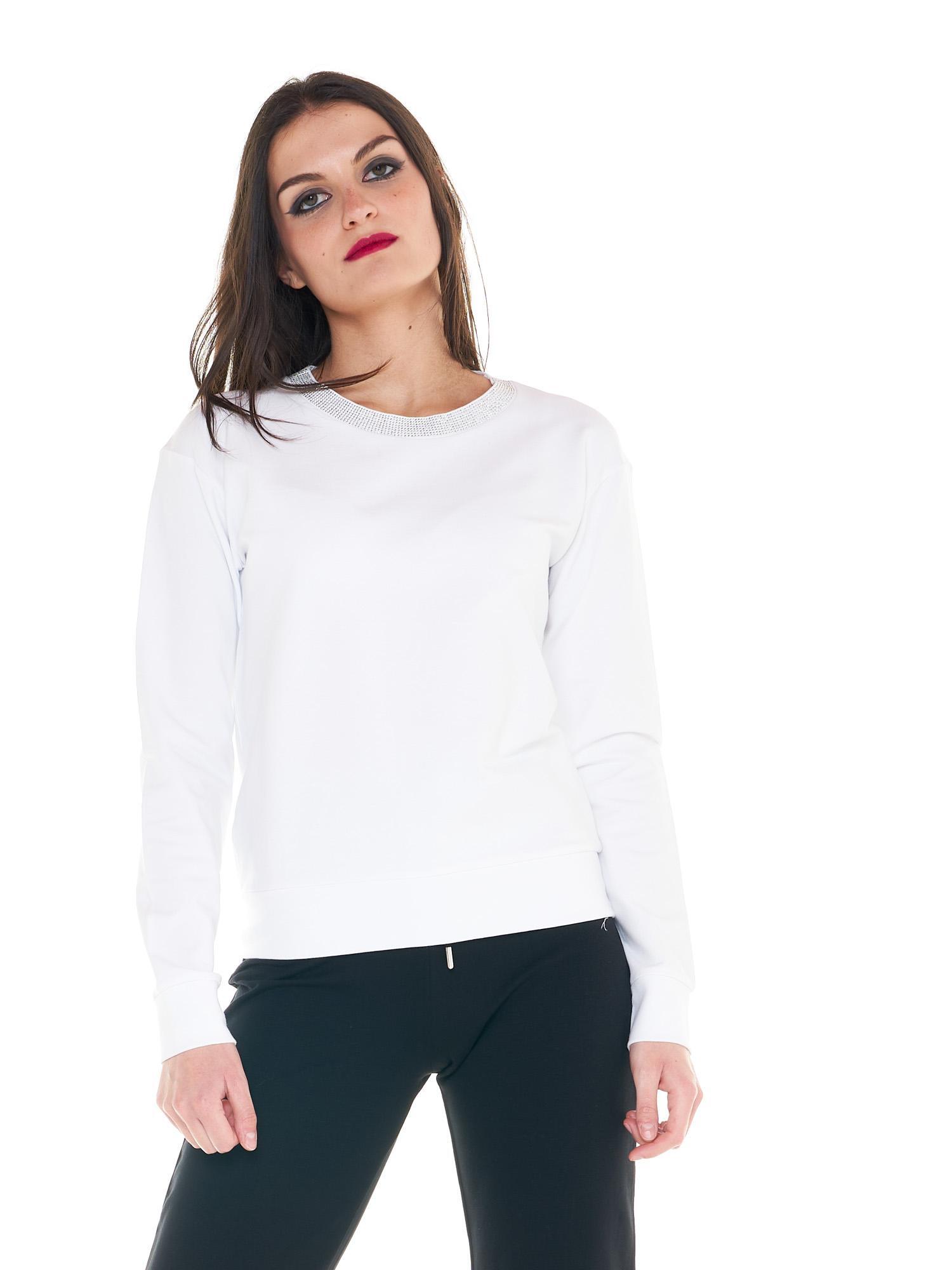 Felpa girocollo da donna Cristal Shine 6/8