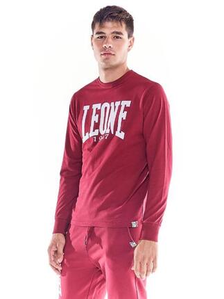 T-shirt homme manches longues en coton Leone Basic