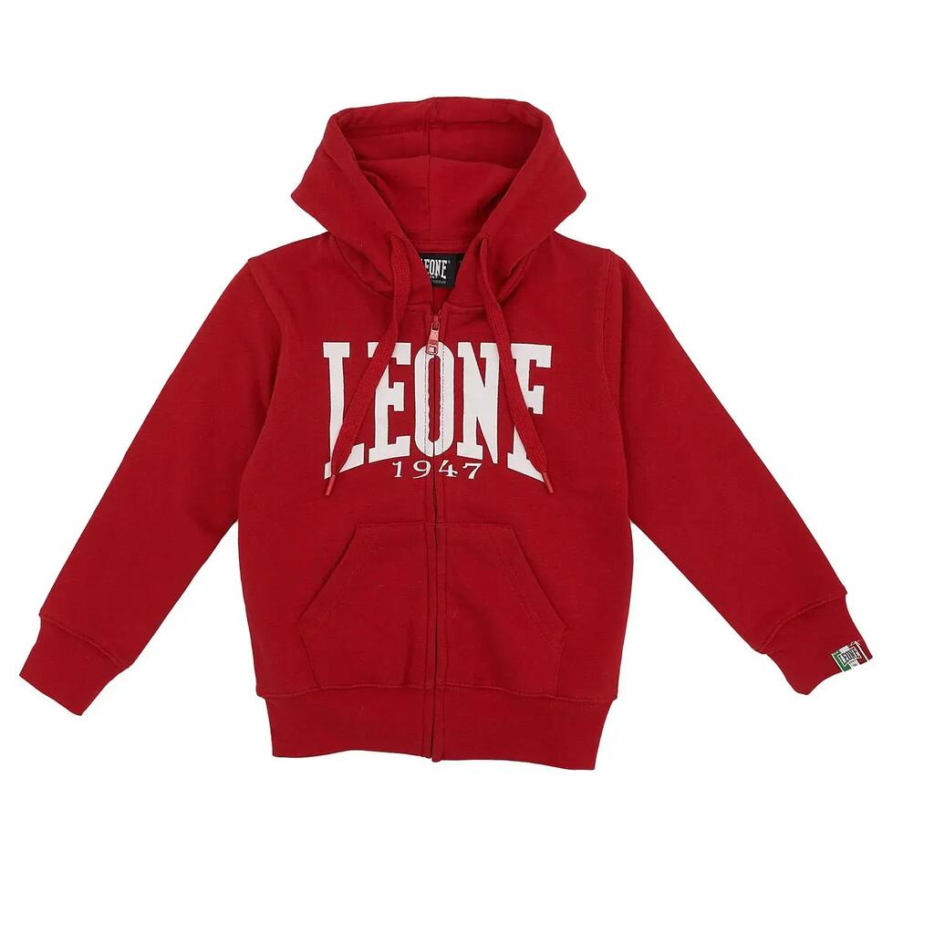 Children's hooded sweatshirts with full zip and Basic logo