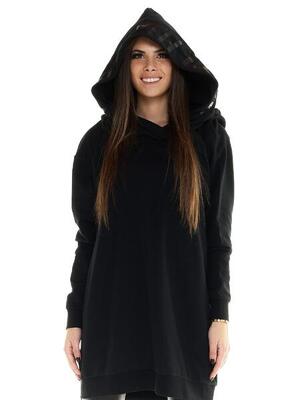 Felpe con cappuccio Leone donna lunga Blackout