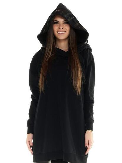 Felpe con cappuccio Leone donna lunga Blackout