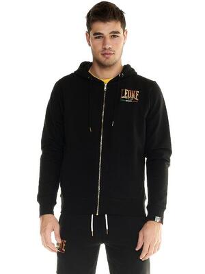 Felpe Leone uomo full zip Winter Gold