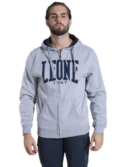 Leone 1947 Apparel Bluzy z kapturem męskie zapinane na zamek