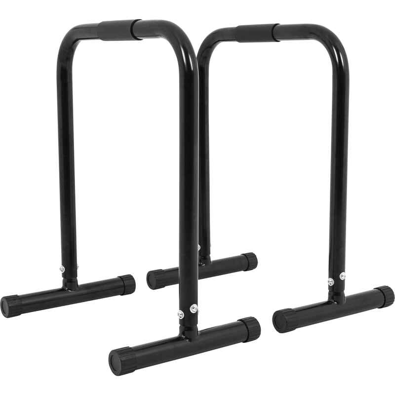 Push-up Stand Bar Parallettes Schwarz/Rot/Blau
