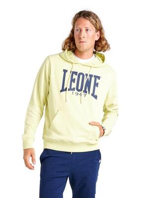 Felpa uomo con cappuccio Leone 1947 Apparel Big Logo cotone leggero
