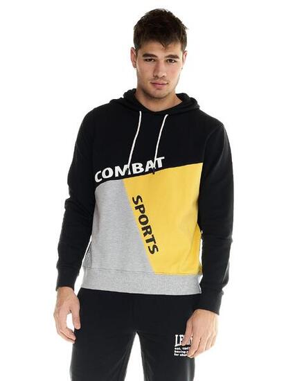 Felpa Leone uomo color block Active