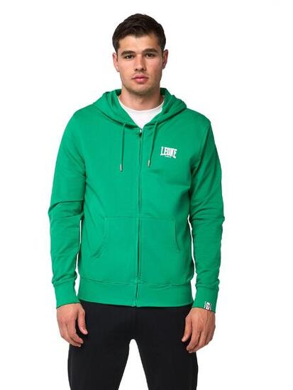 Leone Basic Sweat à capuche zippé sans sweat-shirt pour hommes