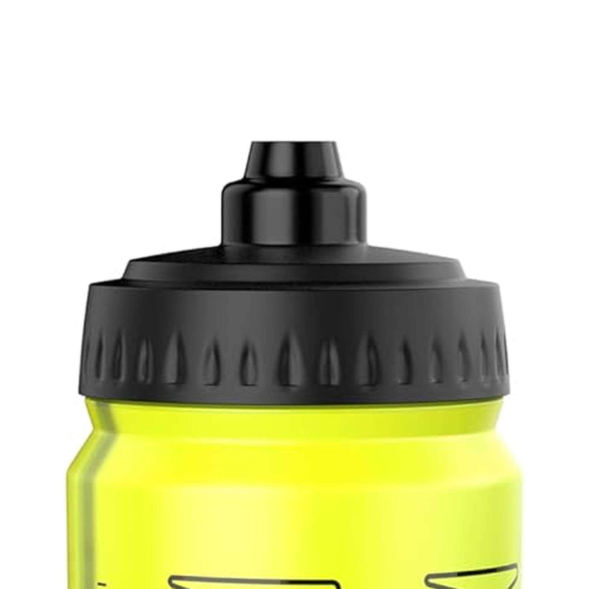 Wasserflasche, Logo, 1000ml Damen und Herren Gelb/Weiß 3/4