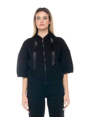 Felpe con cappuccio e zip manica a 3/4 non Felpeta Leone Chic Boxing