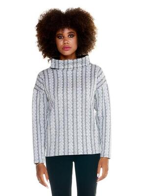 Maglia a treccia Leone donna Greyss