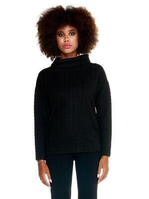 Maglia a treccia Leone donna Greyss