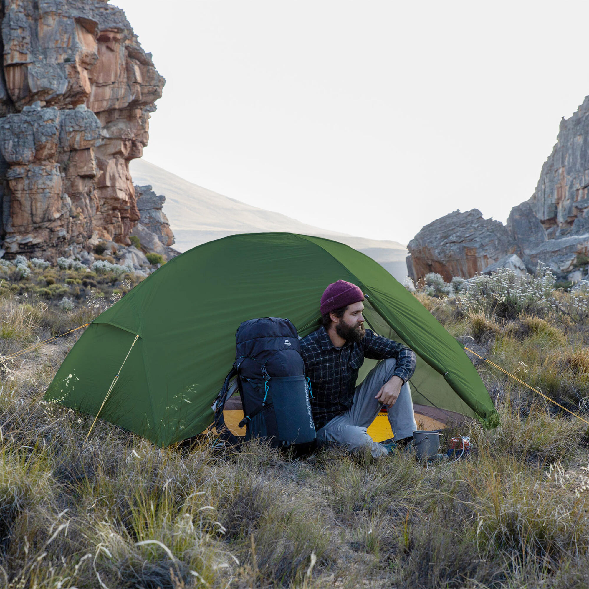 Tienda de campaña ultraligera Naturehike Mongar para senderismo y alpinismo 4/7