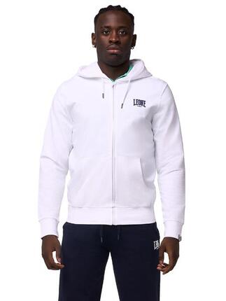 Leone Basic Sweat à capuche zippé sans sweat-shirt pour hommes