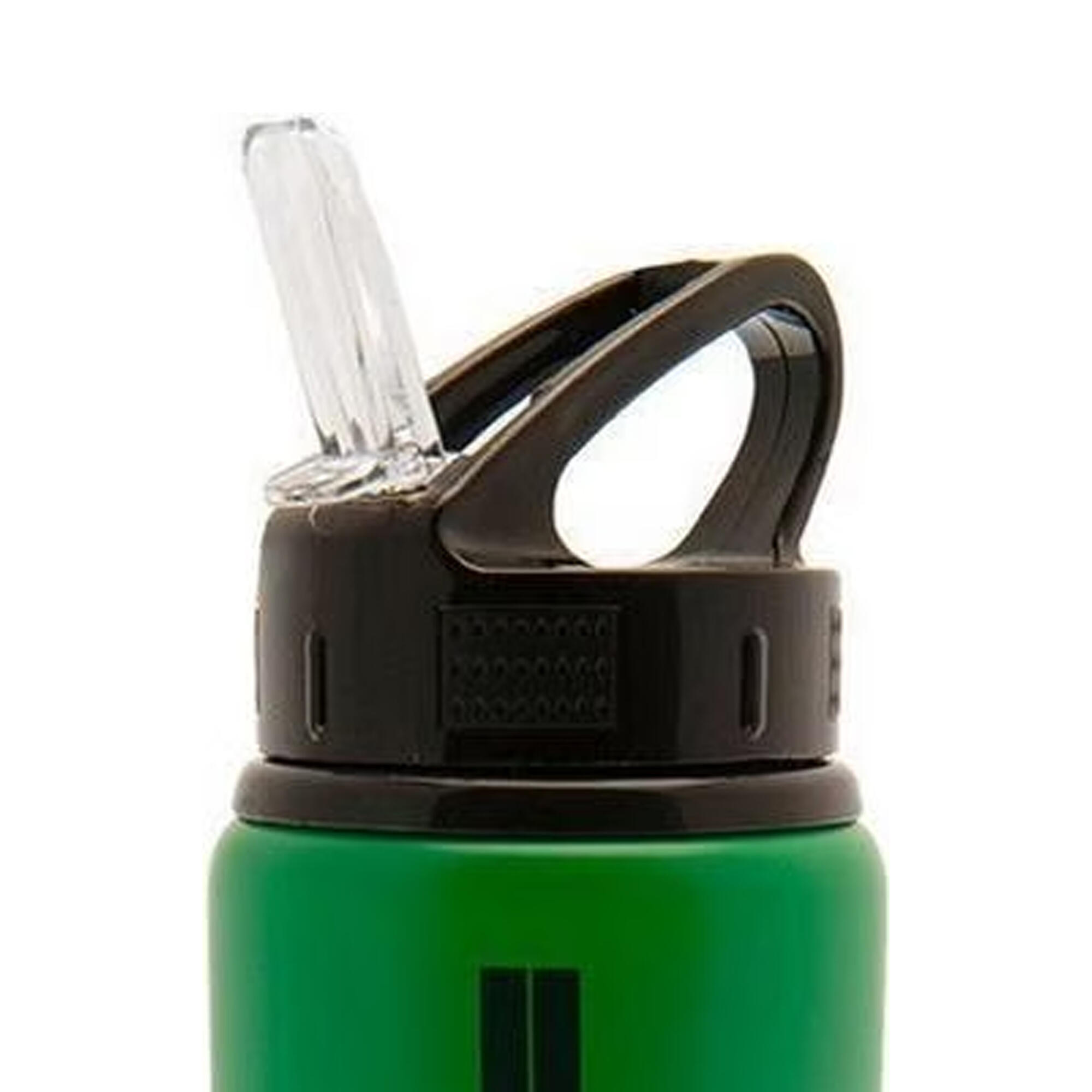 Wasserflasche, mit Farbverlauf, Aluminium, 750ml Damen und Herren Grün/Schwarz 4/4