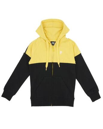 Sweat à capuche bicolore entièrement zippé New Tape pour enfant