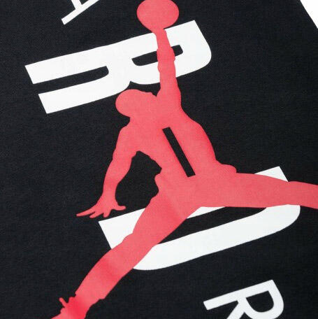 Men's Nike Jordan HBR Vertical T-shirt - Classic Fit - Black 6/7