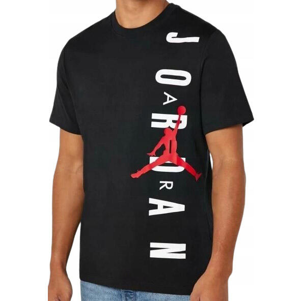 Men's Nike Jordan HBR Vertical T-shirt - Classic Fit - Black 4/7