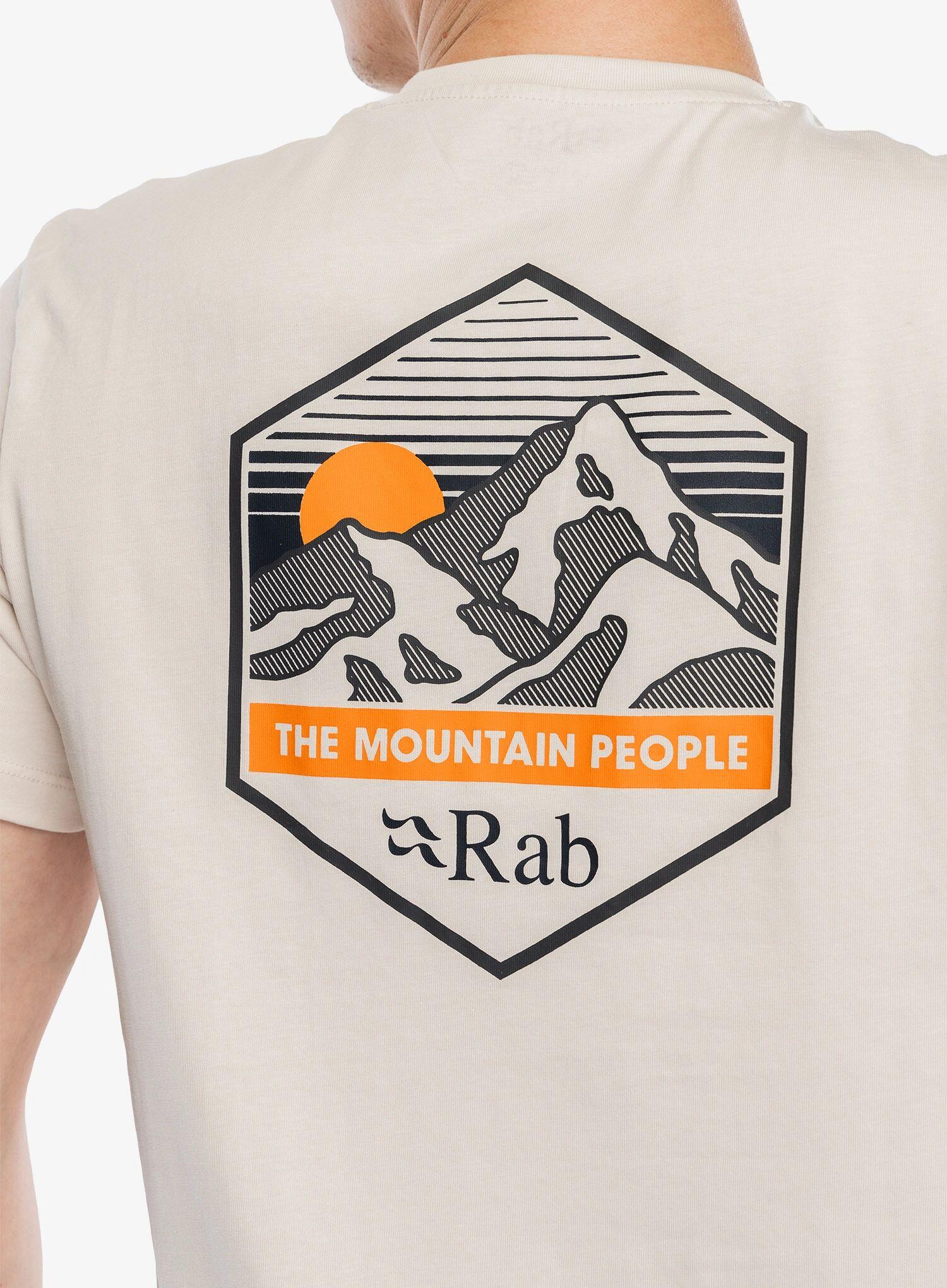 Koszulka bawełniana męska Rab Stance Mountain Peak Teez krótkim rękawem 6/6