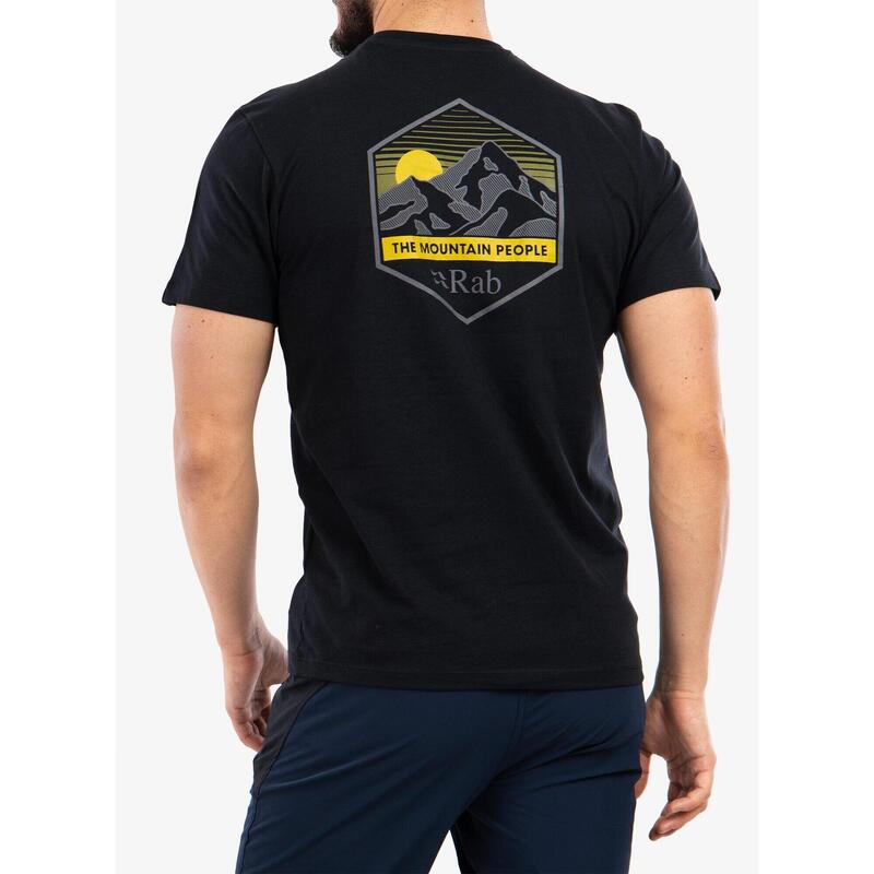 Tricou de trekking pentru bărbați Rab Stance Mountain Peak