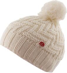 Chapeau d'hiver des enfants chauds zigzag blanc 3-6 ans