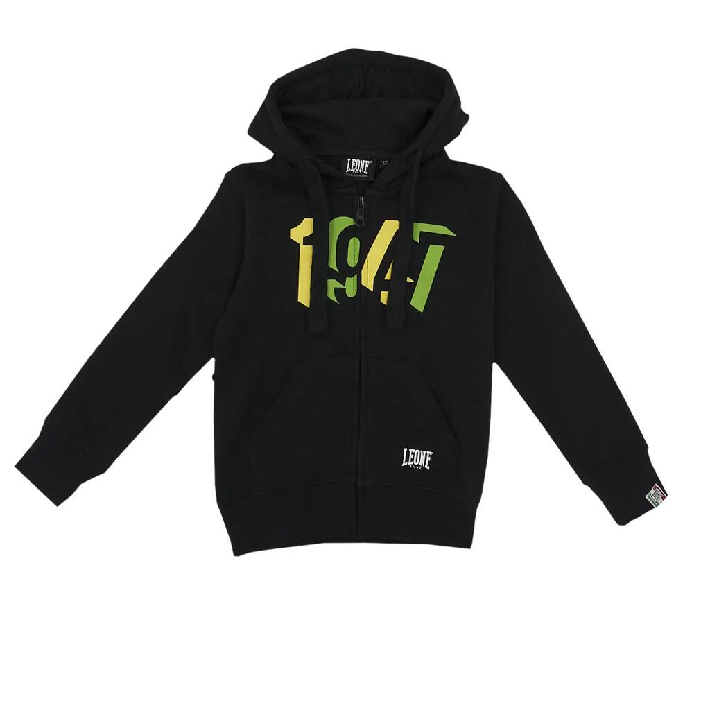 Children's hooded sweatshirts with full zip and Basic logo