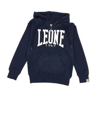 Sweat à capuche enfant Basic Leone avec fermeture éclair complète