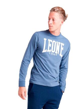 T-shirt homme manches longues en coton Leone Basic