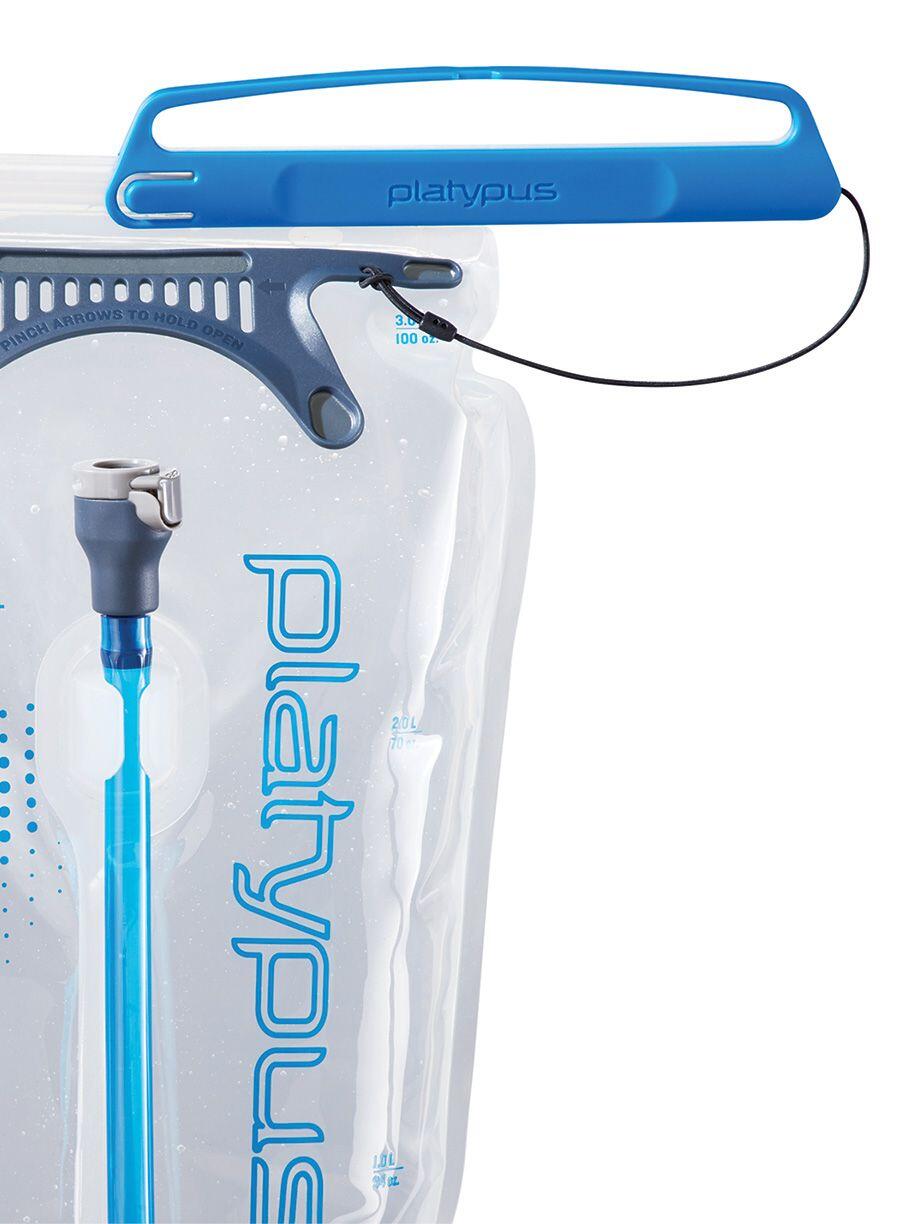 Poche à eau Platypus Big Zip EVO 3,0 L débit HyFLO SlideLock étanche sans BPA 4/7