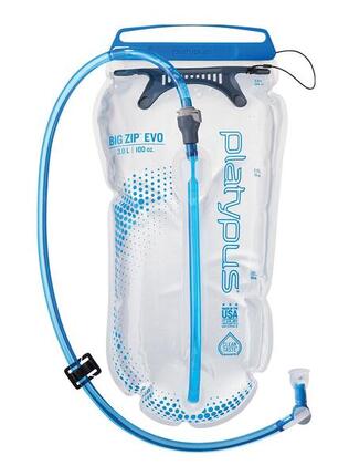 Poche à eau Platypus Big Zip EVO 3,0 L débit HyFLO SlideLock étanche sans BPA
