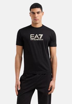T-shirt uomo ea7 emporio armani nero/beige