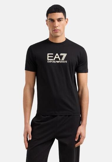 T-shirt uomo ea7 emporio armani nero/beige