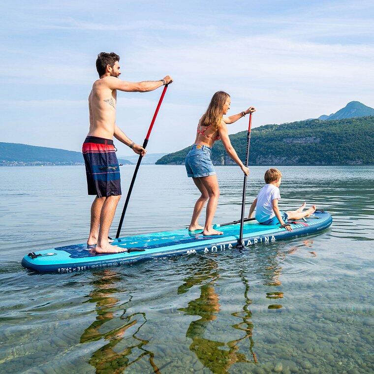 Deska SUP rodzinna AQUA MARINA SUPER TRIP 12'6 220 kg + pompka elektryczna 2/7