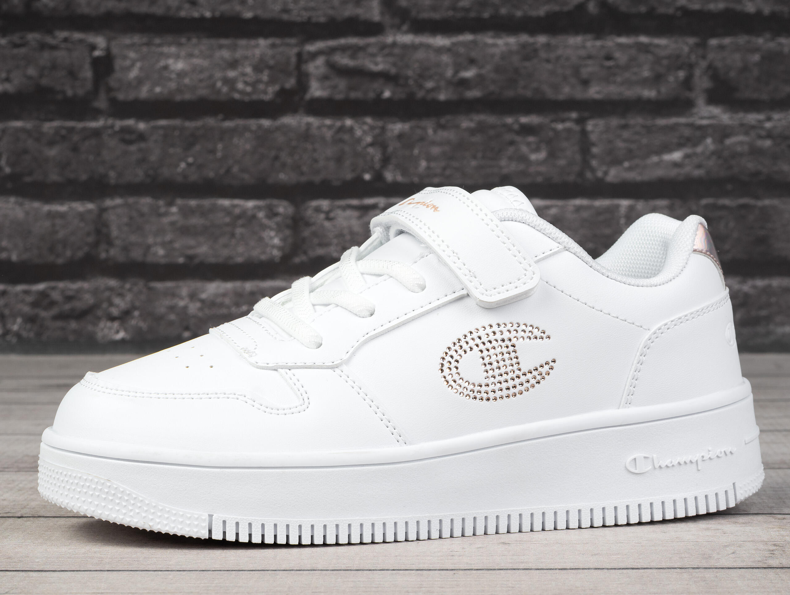 Buty dziewczęce sportowe Champion REBOUND PLATFORM GLITTER 3/7