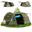 Tente Tunnel Kambo 4 - Tente camping 4 personnes - Cabine de couchage sombre