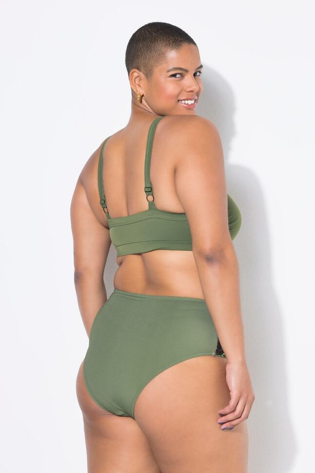 Damskie Figi od bikini wysoki stan cekiny