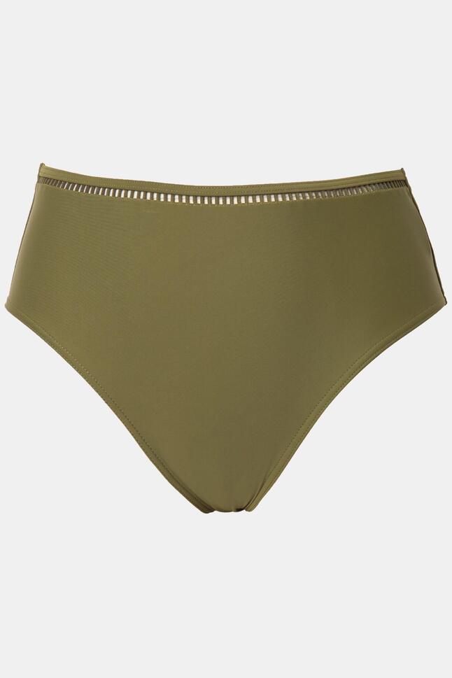Damskie Figi bikini błyszczące obszycie wysoki stan