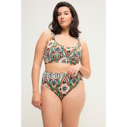Femme Bas de bikini taille haute avec imprimé all-over