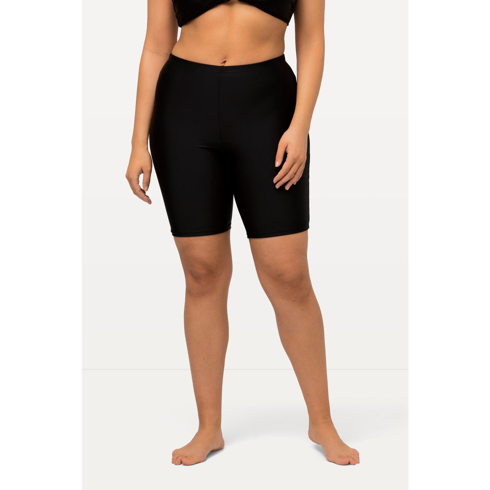 Ulla Popken - Femme Jusqu'au 66 Short De Bain Pantalon De Bain Protection Solaire - Bas De Maillot De Bain (bikini) - Noir - Decathlon
