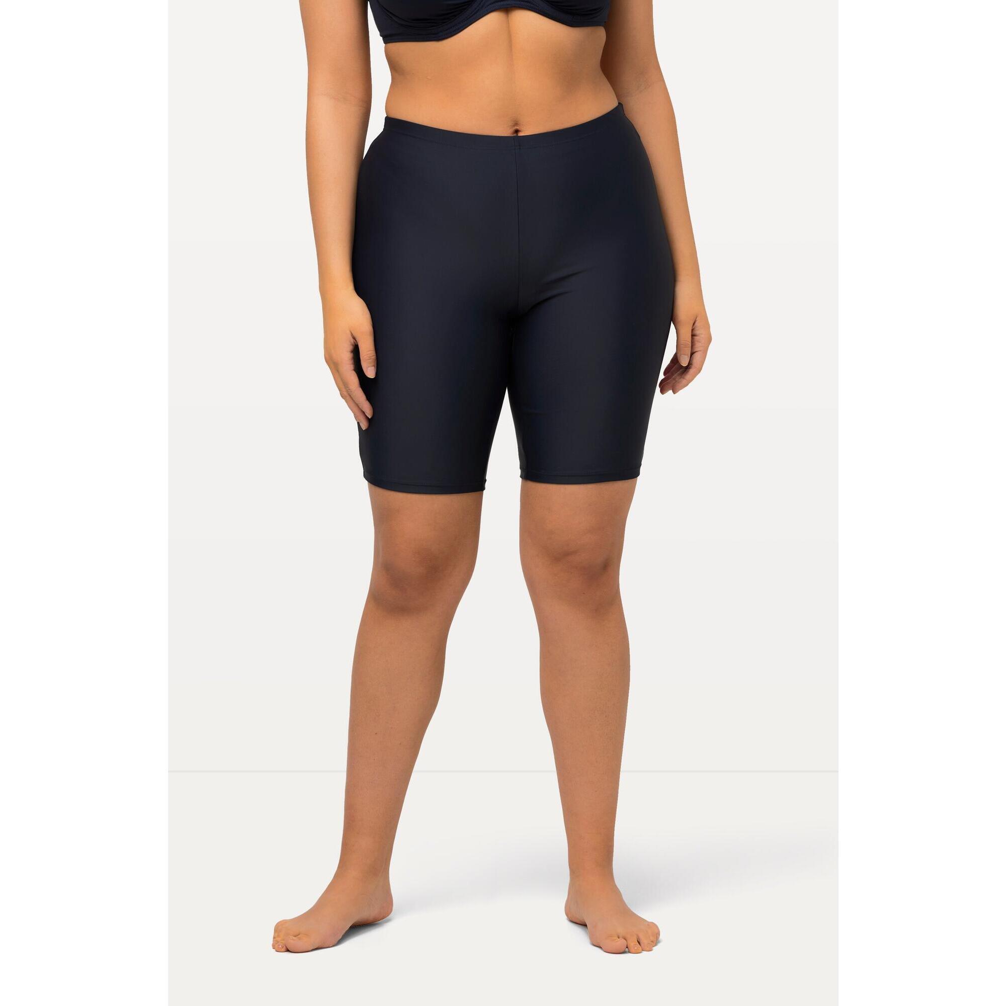 Ulla Popken - Femme Jusqu'au 66 Short De Bain Pantalon De Bain Protection Solaire - Bas De Maillot De Bain (bikini) - Bleu - Decathlon