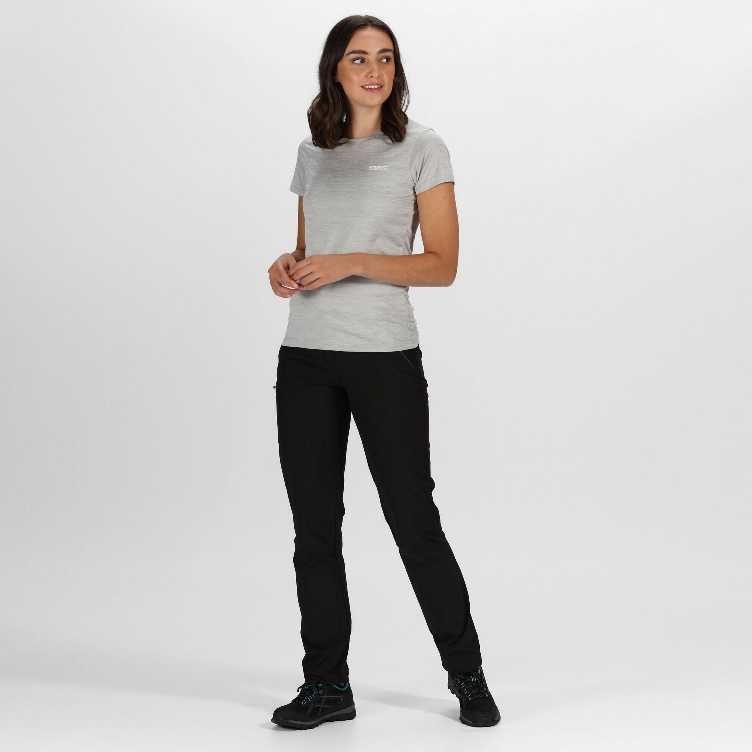 Broek Wandelen Dames Waterafstotend Ademend Lichtgewicht Xert Stretch 4/7