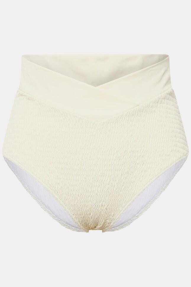 Damskie Figi bikini faktura wysoki stan pas w kopertowym stylu