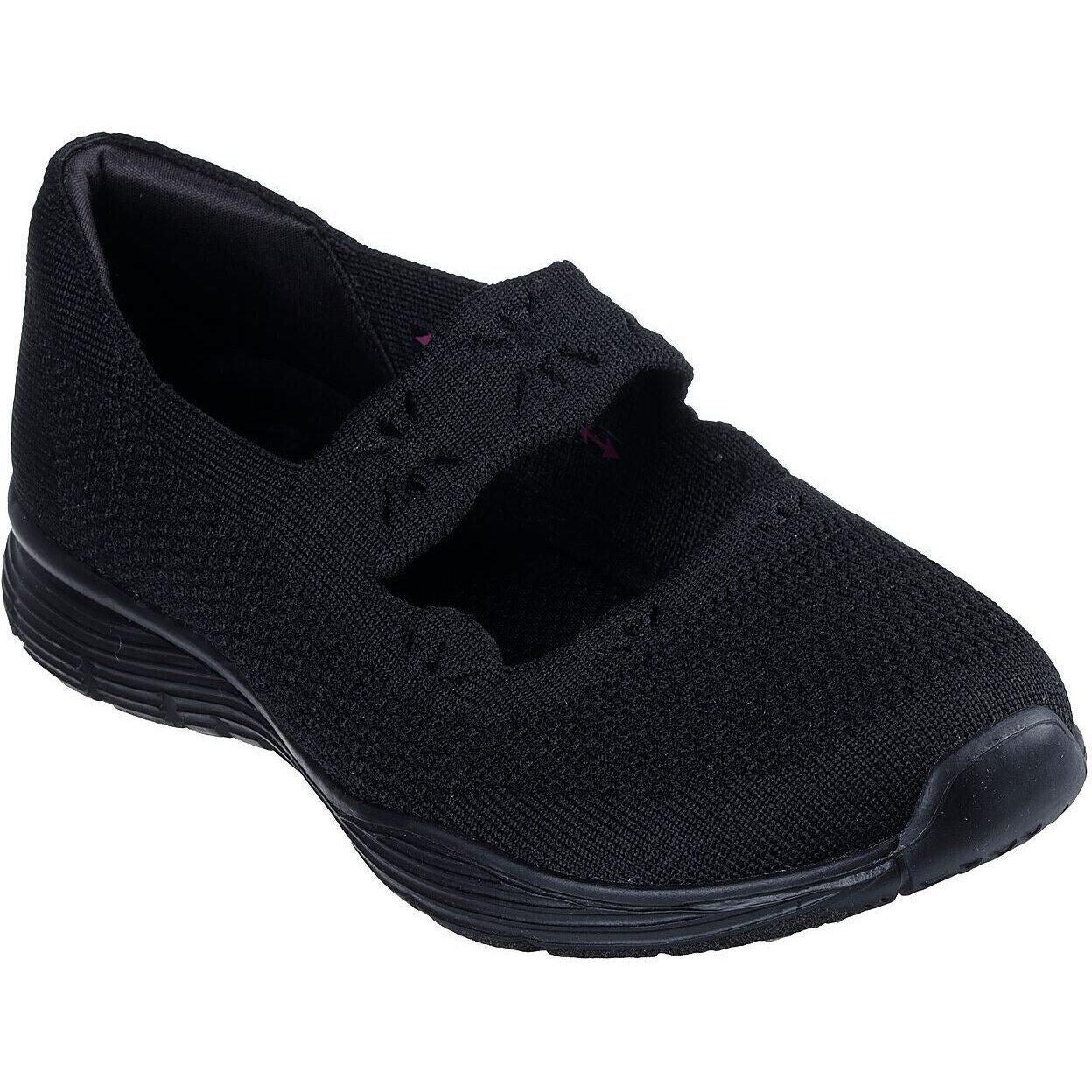 Skechers - Appartements Skechers Seager - Cute N' Coy, Noir, Femmes - Chaussures De Sport - Noir - 37 - Decathlon