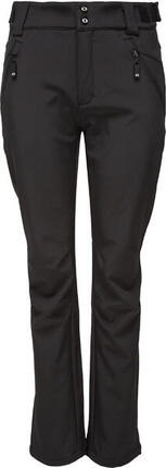LOAP Luslana Damskie Spodnie Softshell, Czarny, XL