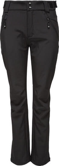 LOAP Luslana Damskie Spodnie Softshell, Czarny, XL