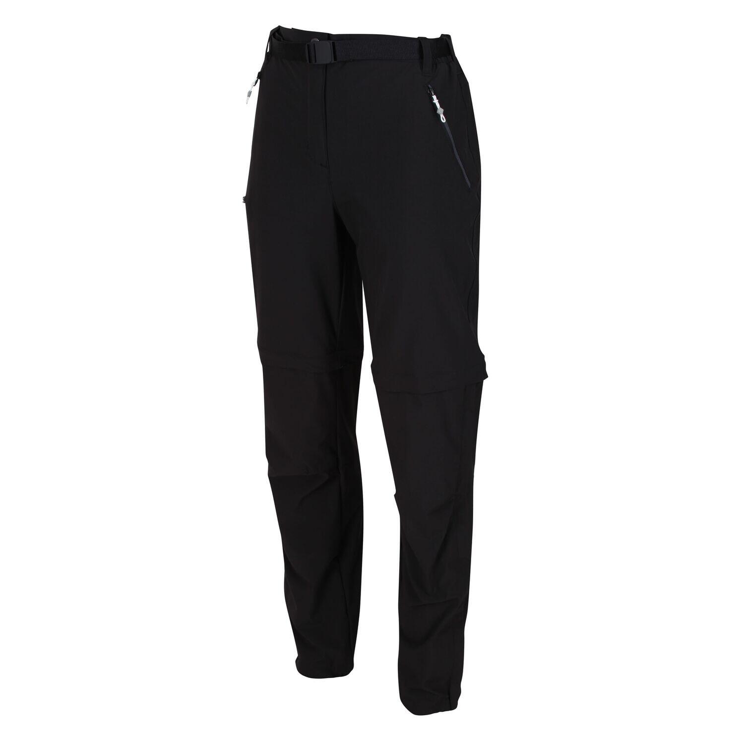 Wanderhose Xert Zip Off Wandern/Outdoor/Trekking Damen Black Ohne Atmungsaktiv